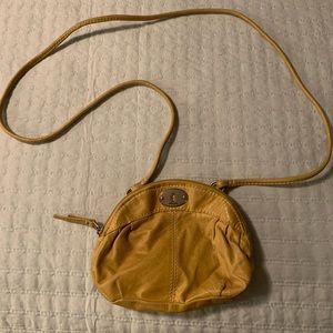 Fossil yellow crossbody